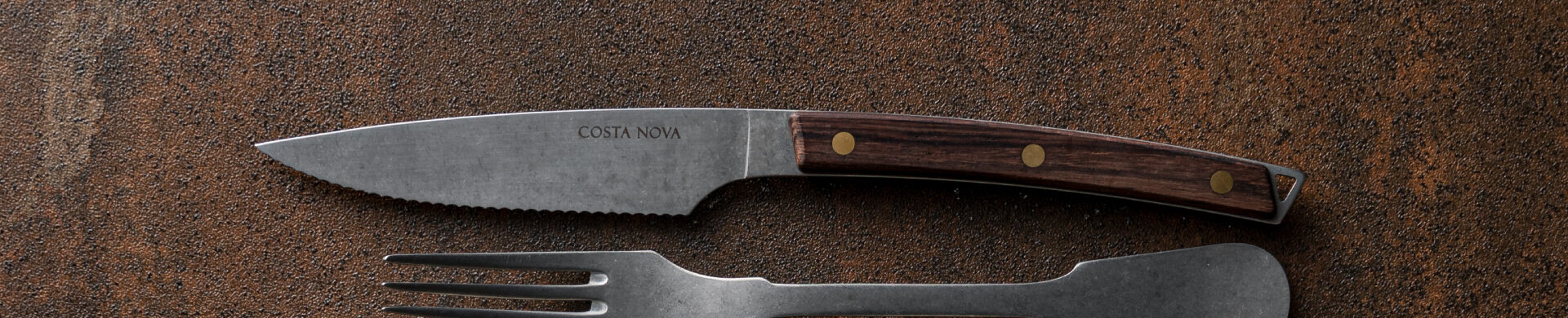 Costa Nova Steak Knives Rosewood Set of 4 - Matte (Knives)
